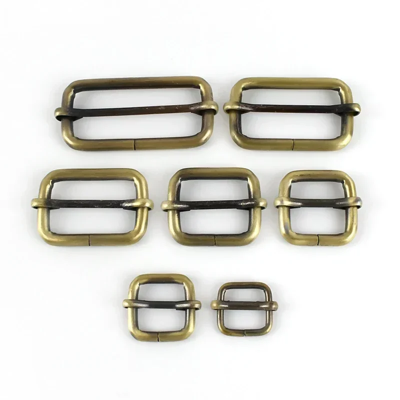 30Pcs 13-50mm Metal Bag Buckles for Strap Webbing Belt Pin Buckle Leather Tri-glides Slider Hook Adjuster Clasp DIY Accessories image 3