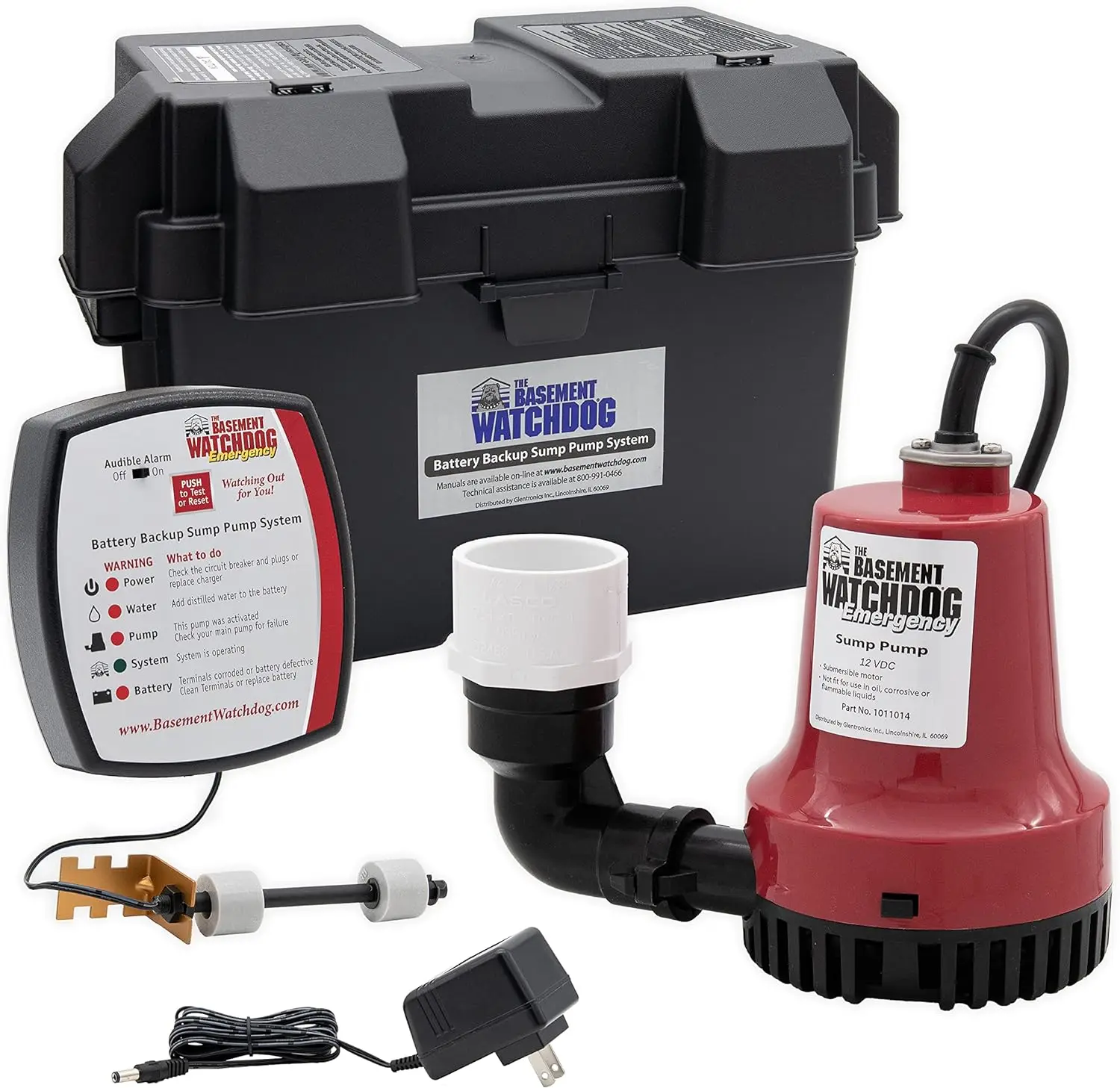 1000 Gallons Per Hour Basement Watchdog Emergency Back-Up Sump Pump