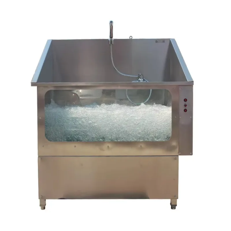 2026 Pet Surfing Bath Pool 304 Stainless Steel Surfing Sink Pet Bathtub