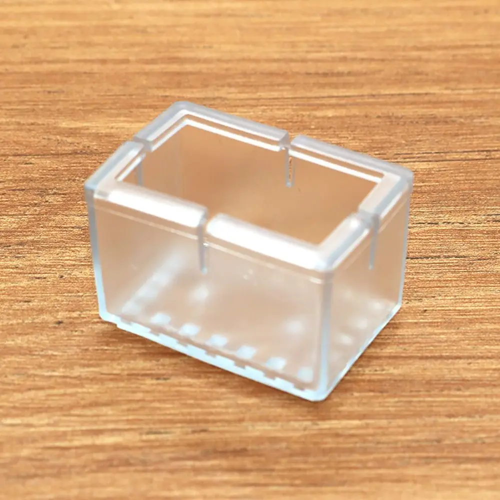 8 قطعة جديد المضادة للانزلاق الجدول كرسي الساق قبعات مقاومة للاهتراء أقدام أثاث الطابق حامي منصات شفافة كتم الصلبة قدم يغطي #6