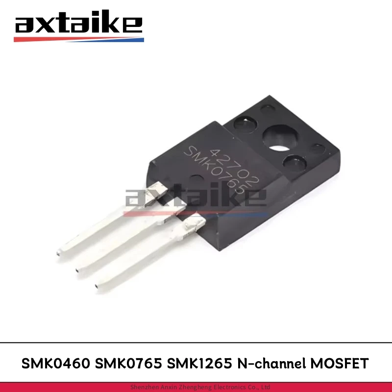 10PCS SMK0460 SMK0765 SMK1265 STK0460 4N60 4A 600V 7N65 7A 650V 12N65 12A TO-220F DIP N-channel MOSFET Transistor