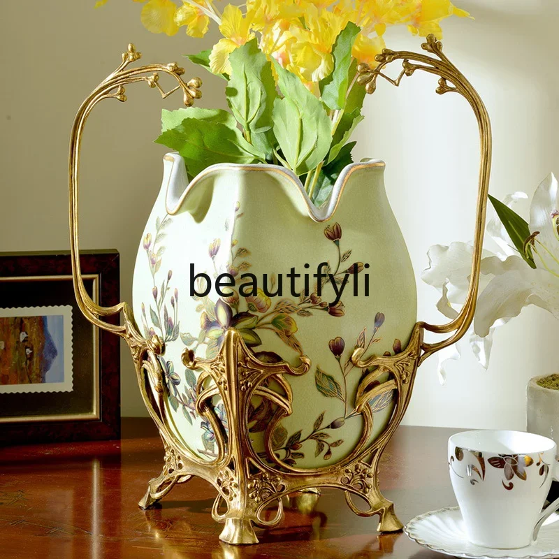 

01A American European creative high-end restaurant dining table ceramic home decoration ornament