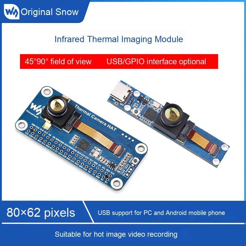 AP1Weixue Non-Contact Far Thermal Image Sensor Module Thermal Imager ABS Material Custom Design Dr-ones Accessories