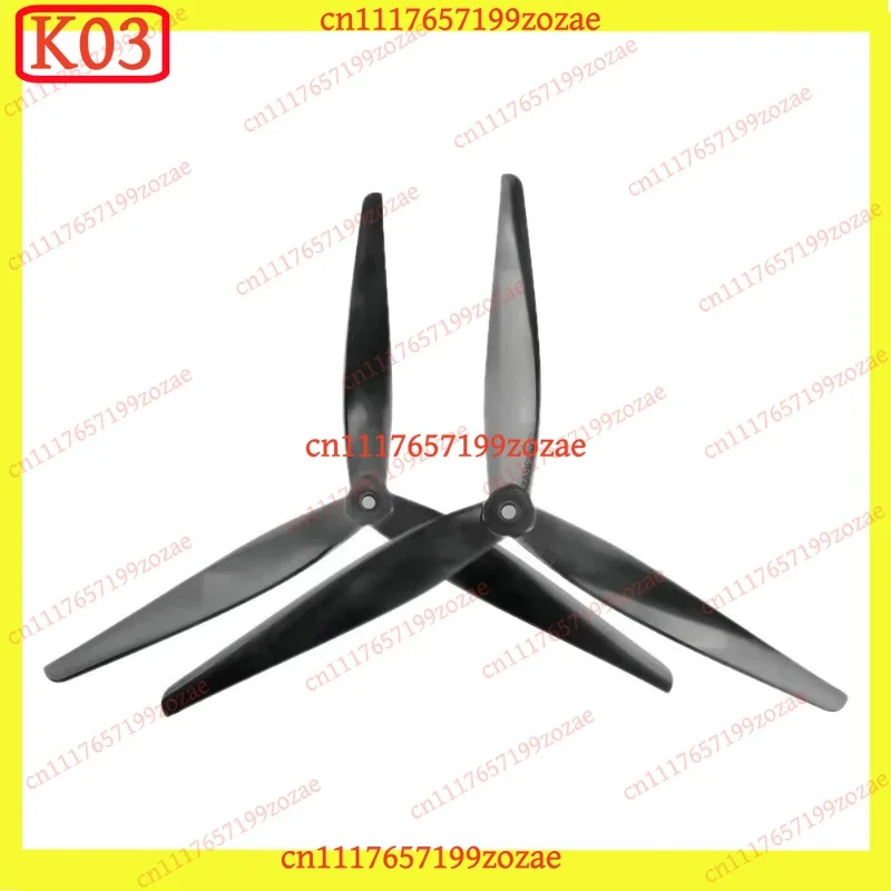 HQProp 16X8X3 1680 3-Blade Black Glass Fiber Nylon CW CCW Propeller for 16 Inch RC Quadcopter Multicopter Drone Universal Use