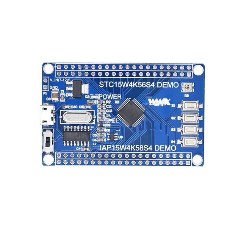 STC15 core board small system IAP15W4K58S4 board STC15W4K56S4 supports UART