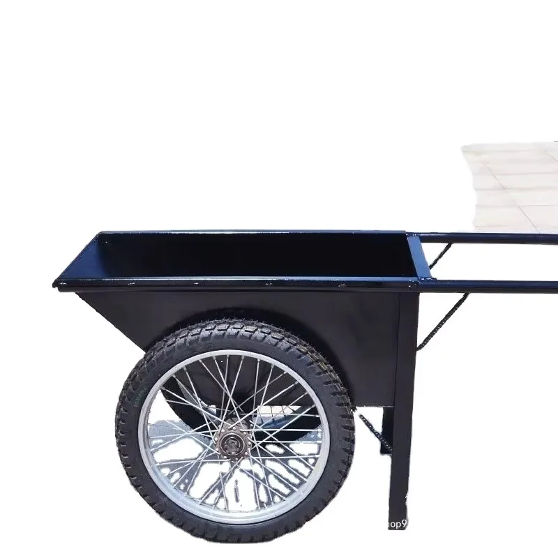 Large Wheel Push-Pull Agricultural Dump Ash Bucket Truck High Durability  Sanitation Garbage Hand Cart