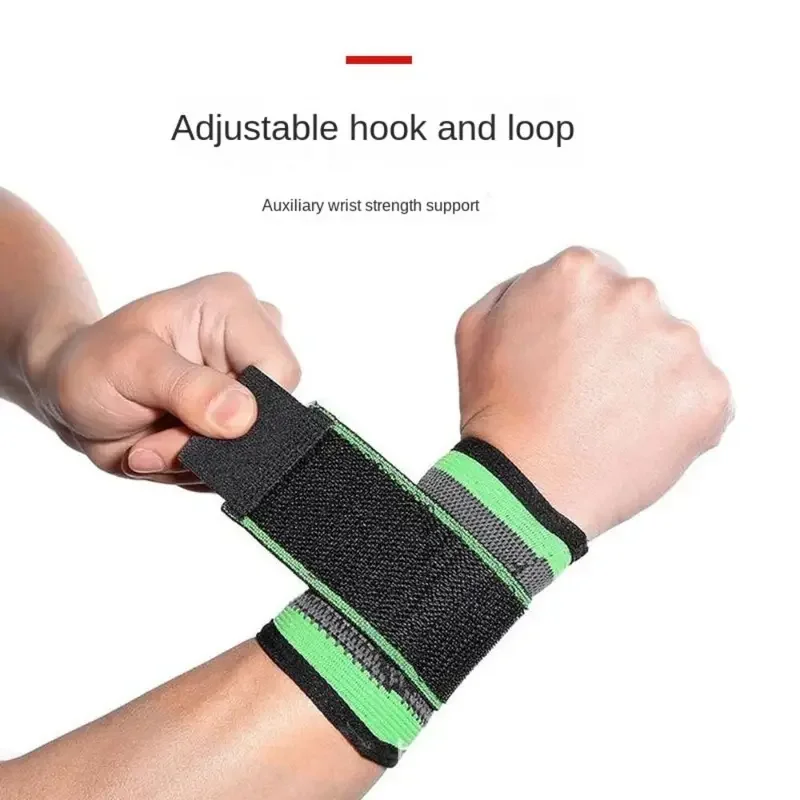 

Nylon Wrist Support Band for Men Durable Sports Injury Prevention Aid for Tennis Badminton Weightlifting Protective Gear Bandage