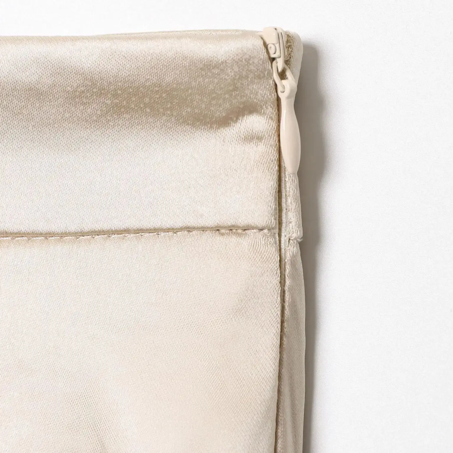 Women's Satin A-line Skirt High Waist Solid Color Pleats Hidden Zip Elegant Simple Midi Skirt Spring Summer New Chic Skirt