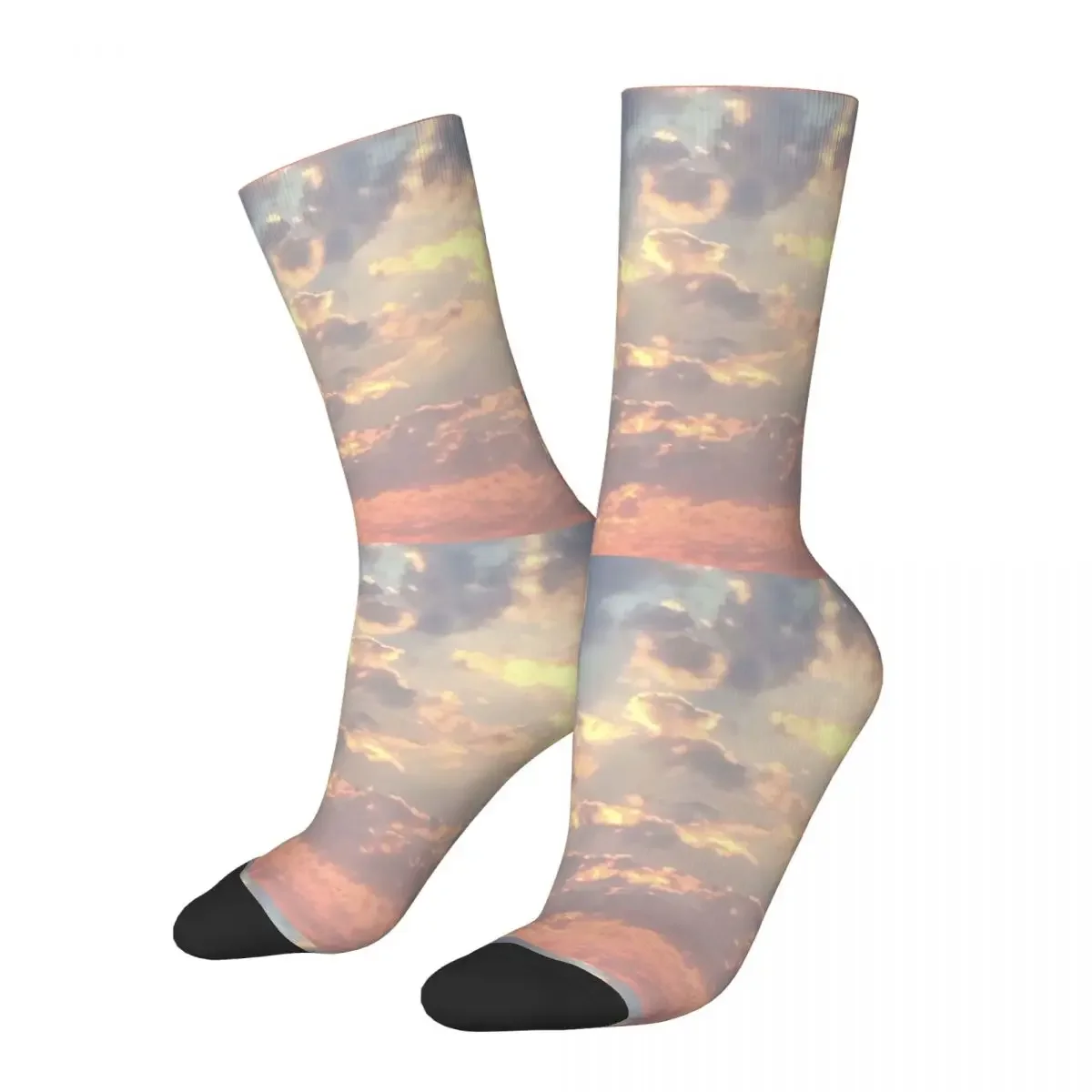 

Luminous Clouds Socks Harajuku Super Soft Stockings All Season Long Socks Accessories for Unisex Birthday Present