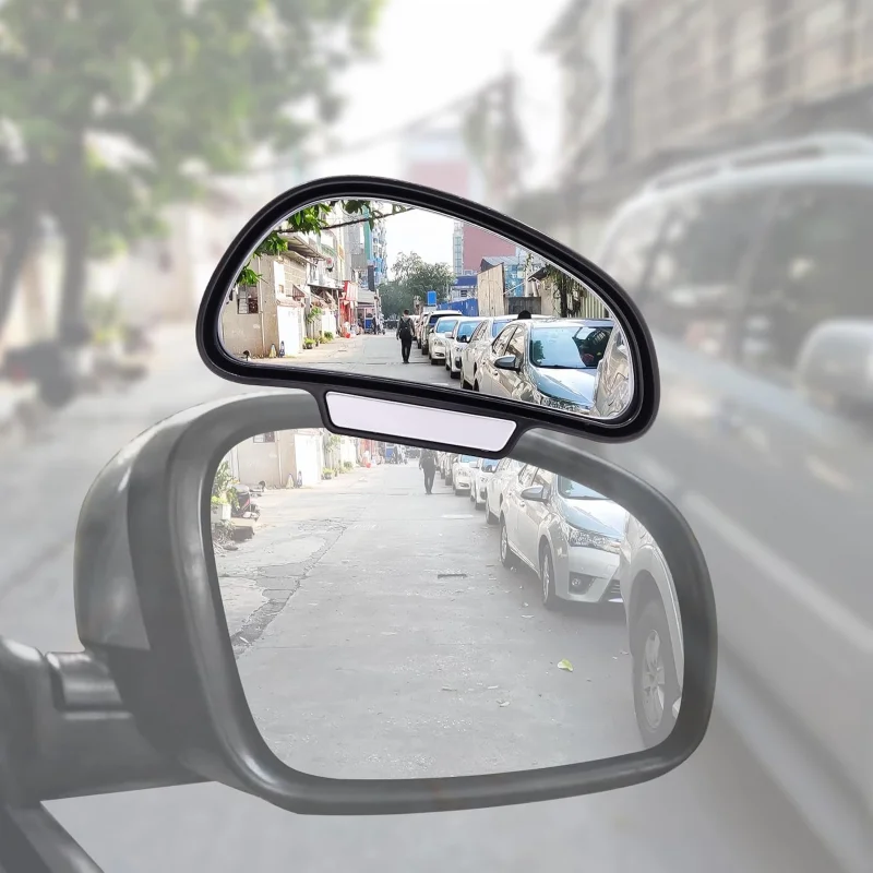1PC Car Mirror 360 Degree Adjustable Wide Angle Side Rear Mirrors Blind Spot Snap Way for Parking Auxiliary Rear View Mirror