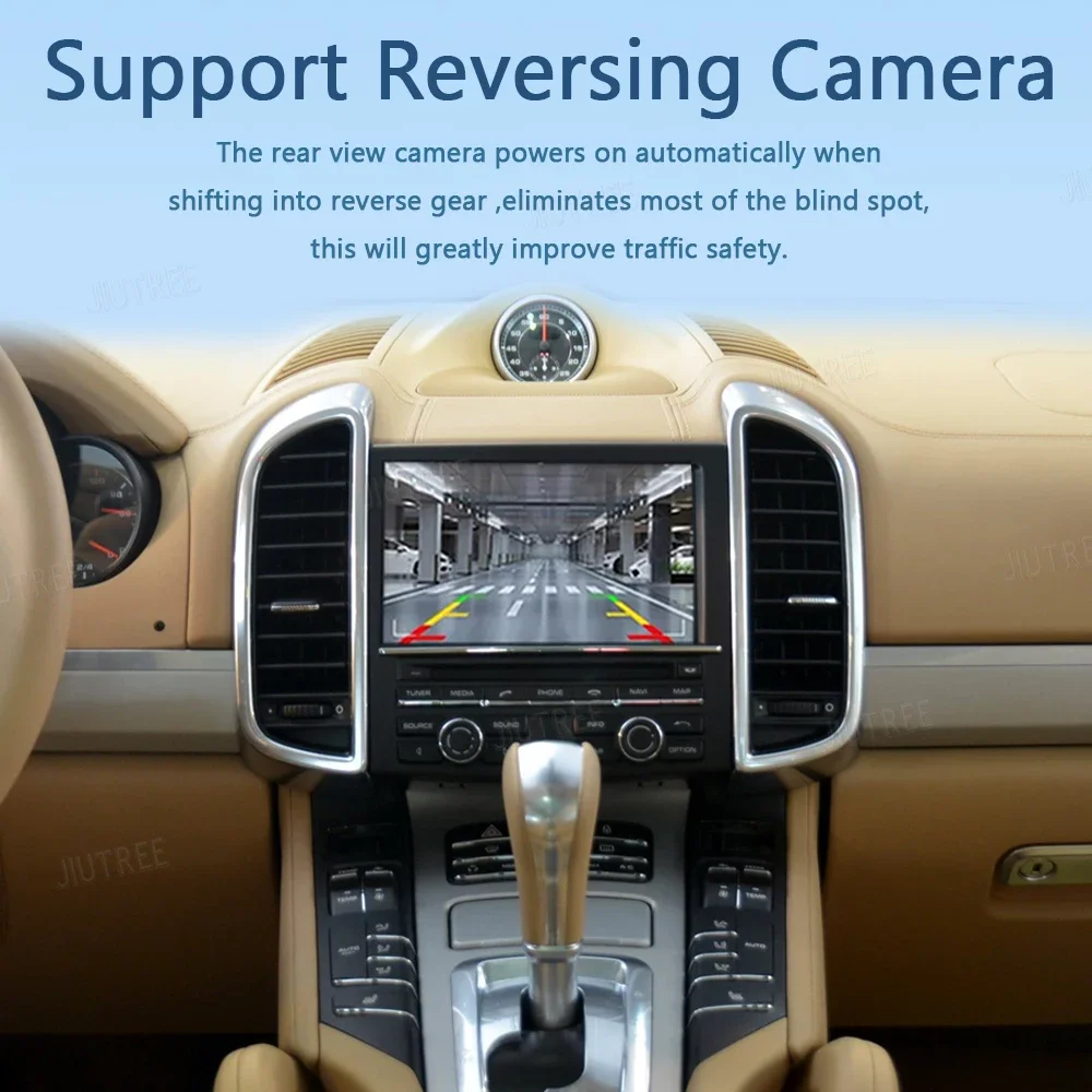 نظام لينكس لبورشه كايين 2010-2015 صندوق فك التشفير اللاسلكي CarPlay أندرويد السيارات ستيريو ترقية Oem شاشة التحديثية