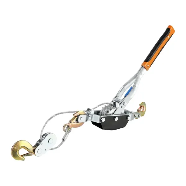 

Come Along Winch, 5 Ton Pulling Capacity, Steel Cable, 3 Hooks, Heavy Duty Ratchet Puller with Dual Gears