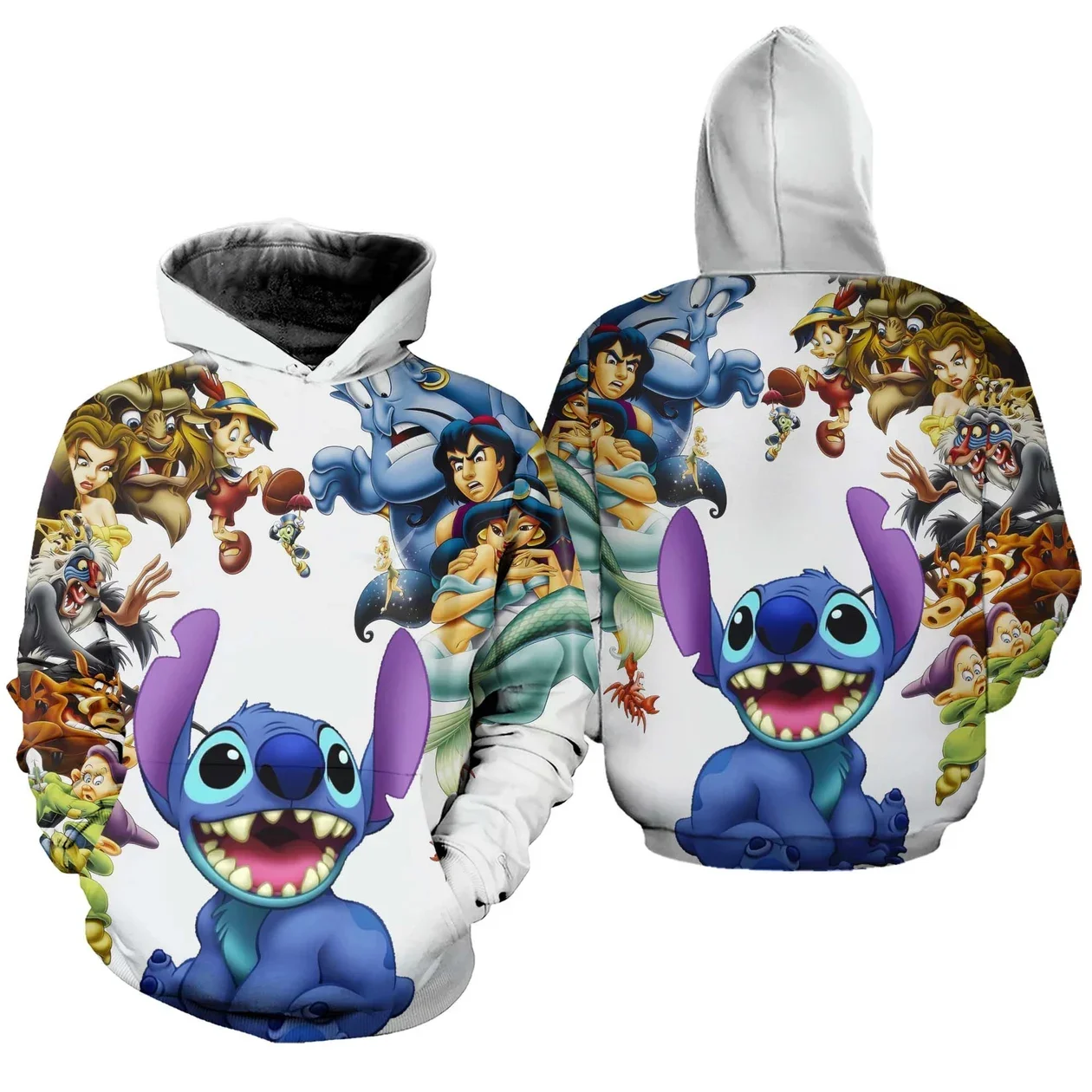 Stitch Disney Halloween 3D Hoodie