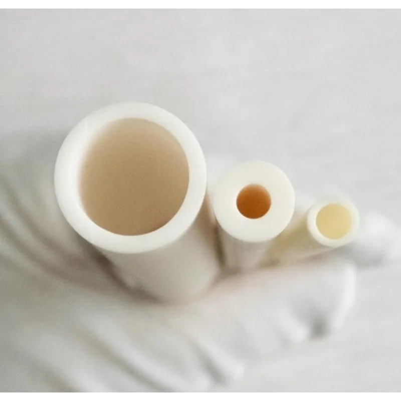 5pcs 99 Alumina Ceramic Tube 100mm Single-Hole High-Temp Wear-Resistant Corundum