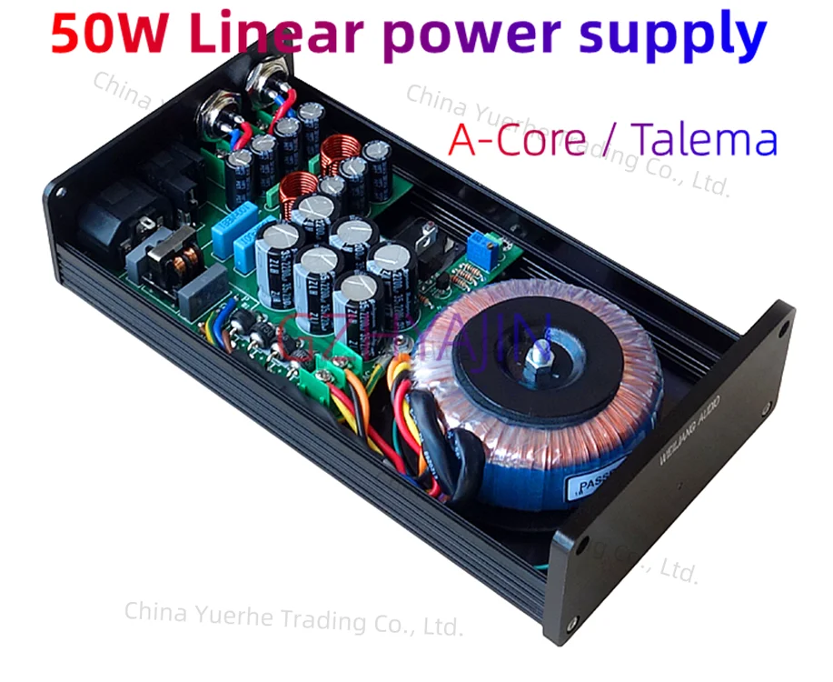 BRZHIFI Hot sale 50W Linear power supply  regulated power supply double output DC5V DC9V DC12V