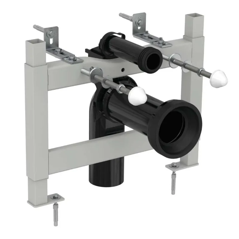 18.5cm Concealed Toilet Cistern Flush Pipe Kit European American Wall Mount Toilet Drain Pipe with Screw Bolt Accessories
