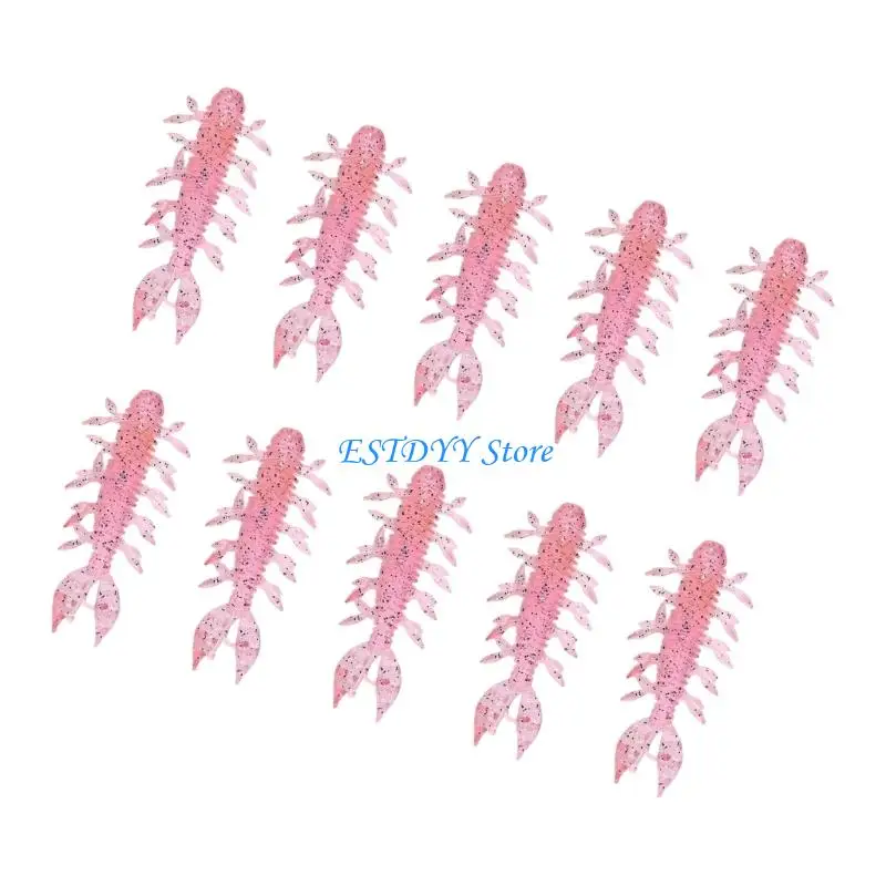 G6DE الطعوم الاصطناعية TPE تتميز طعوم الصيد بتصميم ذيل منحني يعزز الطفو لجذب الأسماك #2