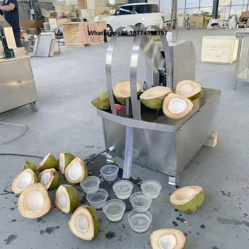 High Performance Electric Coconut Extractor & Juicer Machine with 2.2KW Power 110KG Heavy Duty for Green Coconut Processing