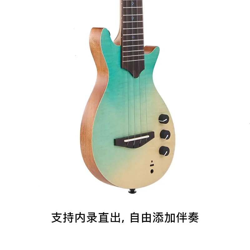 TOM U1 Digital Silent Ukulele 23-inch Beginner Mini Guitar