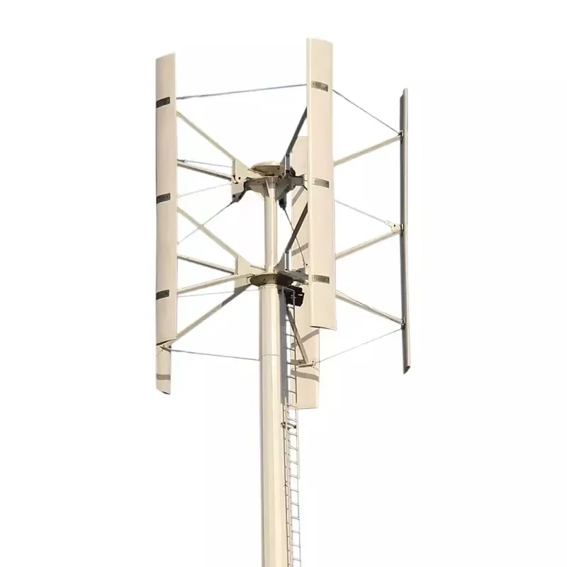 High Quality Vertical Wind Turbine 800w 2000w H12 Series 3kw 48v Electromagnetic Brakes