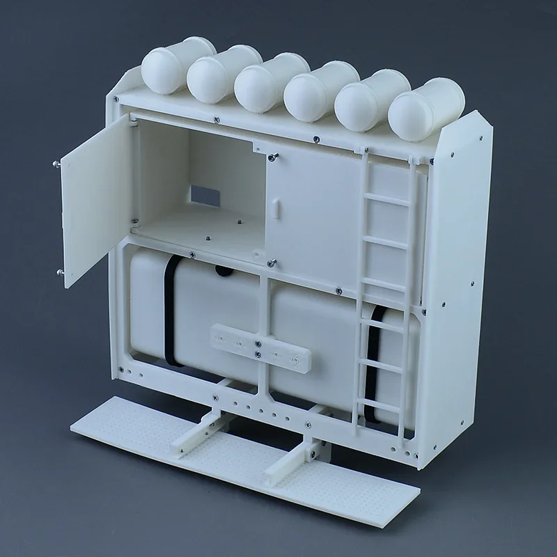 3D Printing Apparatuur Rack tank Gas Tank voor 1/14 Tamiya RC Truck SCANIA 770 S R620 VOLVO Benz 3363 MAN TGX Auto