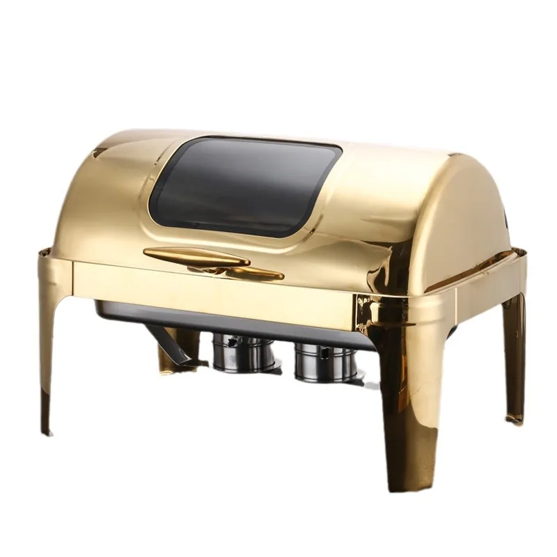 

Rectangle, stainless steel restaurant, buffet, insulation