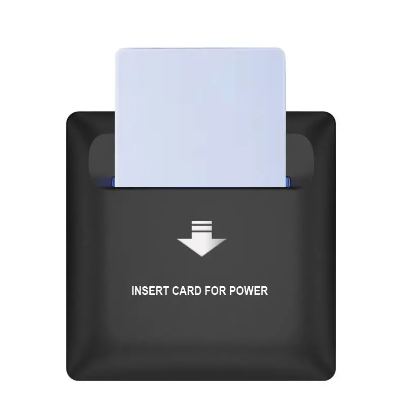 10pcs Any card Energy Saving Switch Inser PVC Card For Power 220V 40A 15s Time Delay  Five Color Option