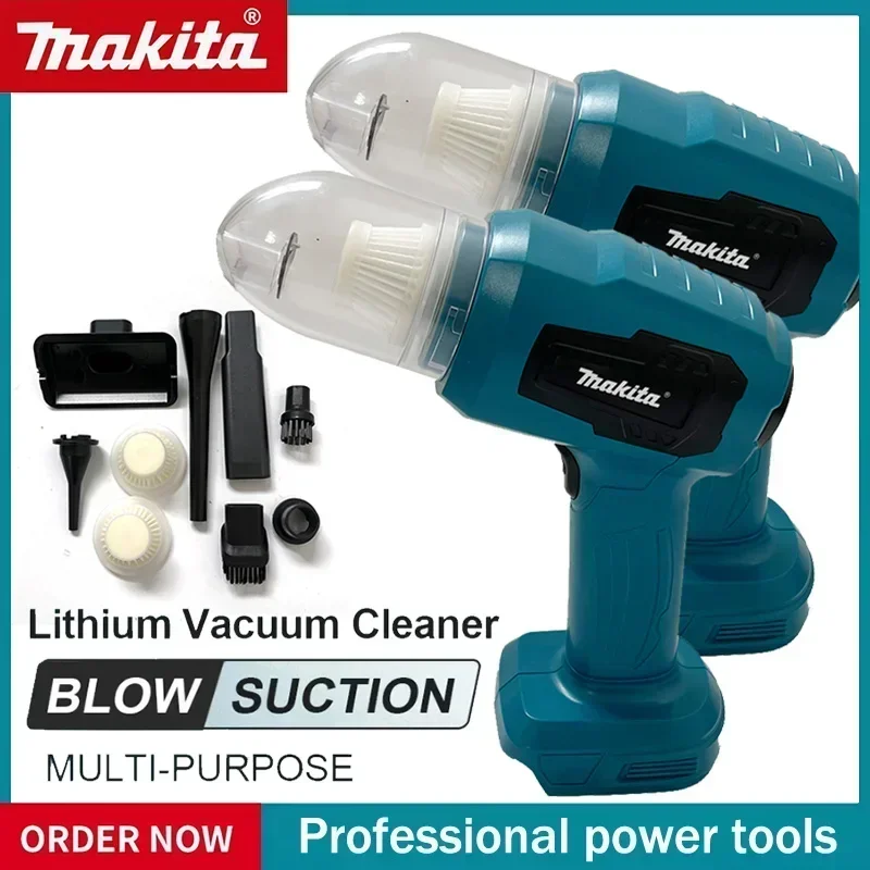 

Makita Mini Car Vacuum Cleaner Multifunction Handheld Rechargeable Power Tools Dust Collect Tool