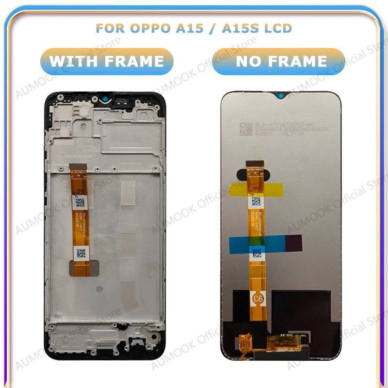 6.52" IPS For OPPO A15 A15s LCD Display Touch Screen Digitizer Assembly Panel CPH2185 CPH2179 LCD Replacement Replace Parts image 5