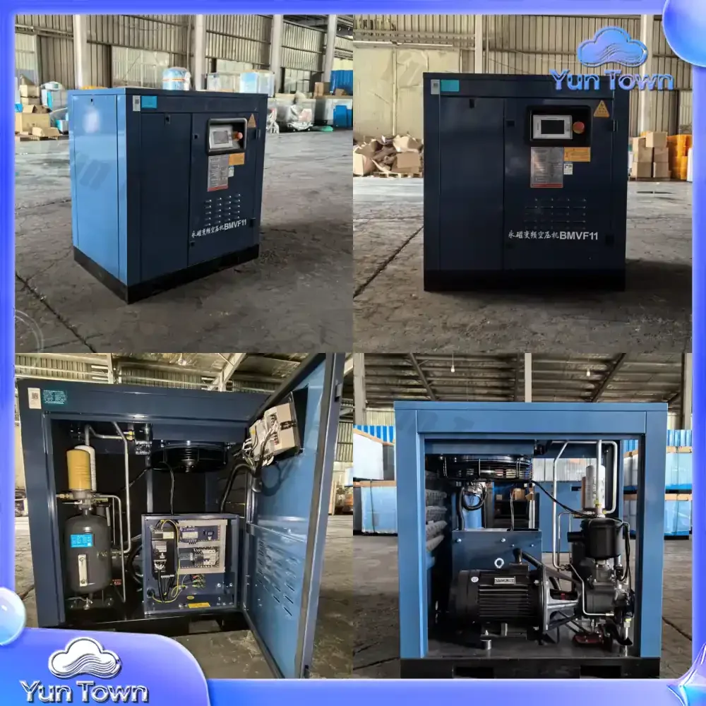 for BMVF11 VSD Energy Saving Screw Air Compressor 11 kW 15 HP Industrial Air Compressor for Factory Workshop HVAC Pneumatic