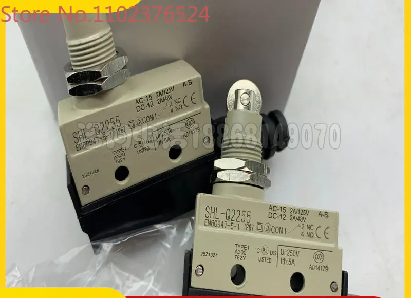 

2 pieces New genuine SHL-Q2255 travel switch limit switch