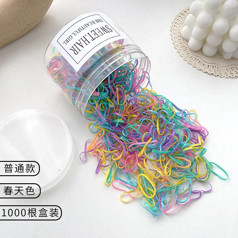 

Black Disposable Rubber Band Hair Tie for Women, High Elasticity, Does Not Damage Hair, Hair Tie for Braiding, Hair Tie for Girls, Hair Ring for Braids