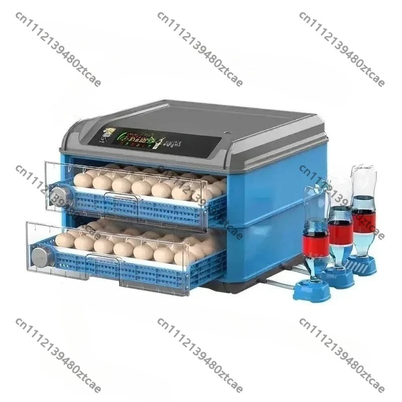120 Eggs Automatic Egg Incubator Dual Power Hatcher Chicken Quail Bird Hatching Machine