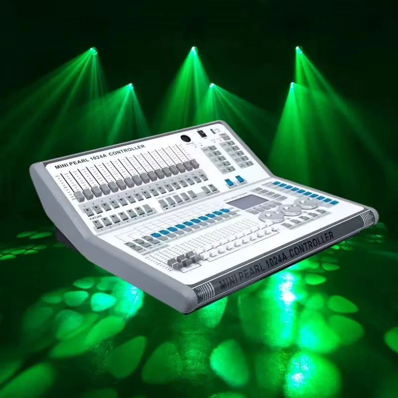 Professional Stage Equipment Mini Pearl 1024A Stage Lighting Console DMX512 Light Controller With Flight Case