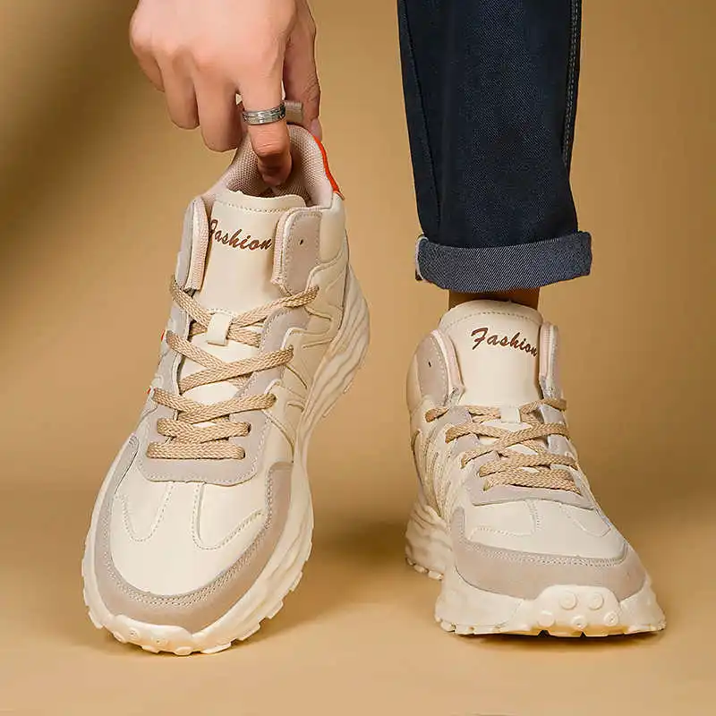 

Мужские осенне-весенние туфли на шнуровке, увеличивающие рост, размер 50, дизайнерские кроссовки, мужские спортивные лоферы, Прямая поставка, импортный теннис