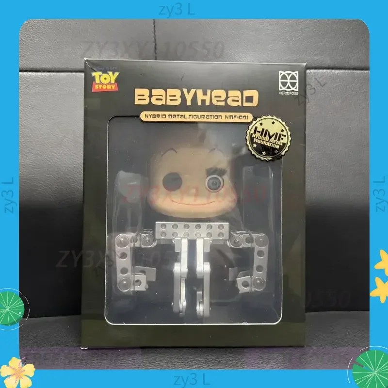

12cm Original Disney Herocross Hmf #091 Toy Story Sid Babyface Buzz Lightyear Woody Anime Action Figure Model Kids Gift