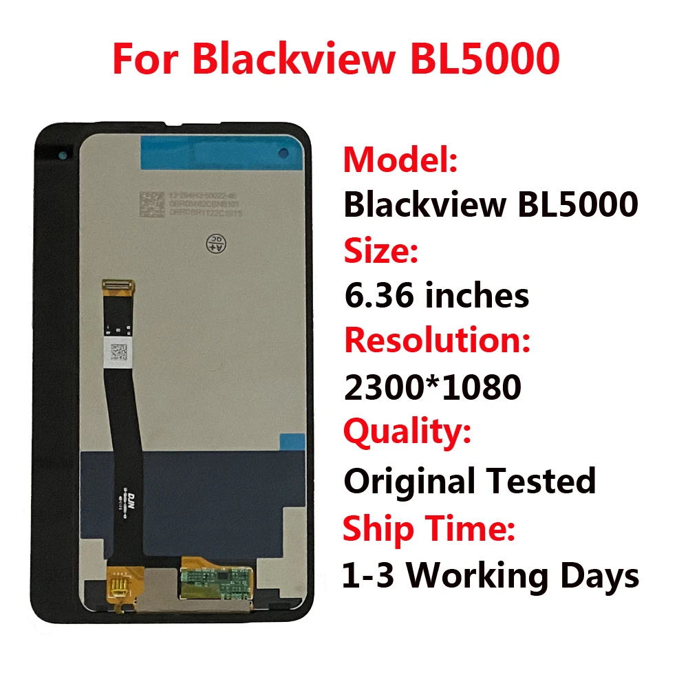 For Blackview BL5000 LCD Display Touch Screen Digitizer Assembly lcd For Blackview BL5000 BL6000 BL8800 Pro LCD Display