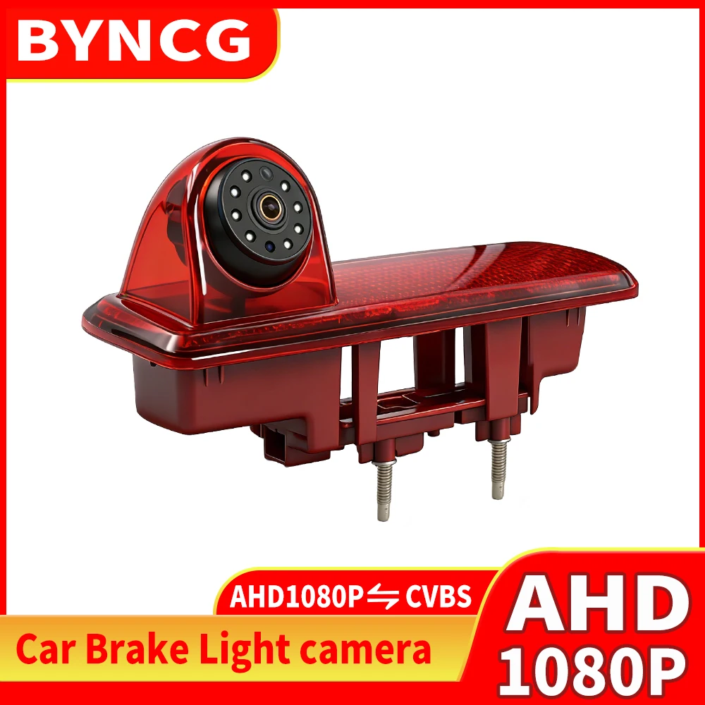 

Car Brake Light Rear View Reverse Camera AHD 1080P Waterproof Night Vision Backup Camera for Opel Vivaro 2014 & Renault Trafic 3