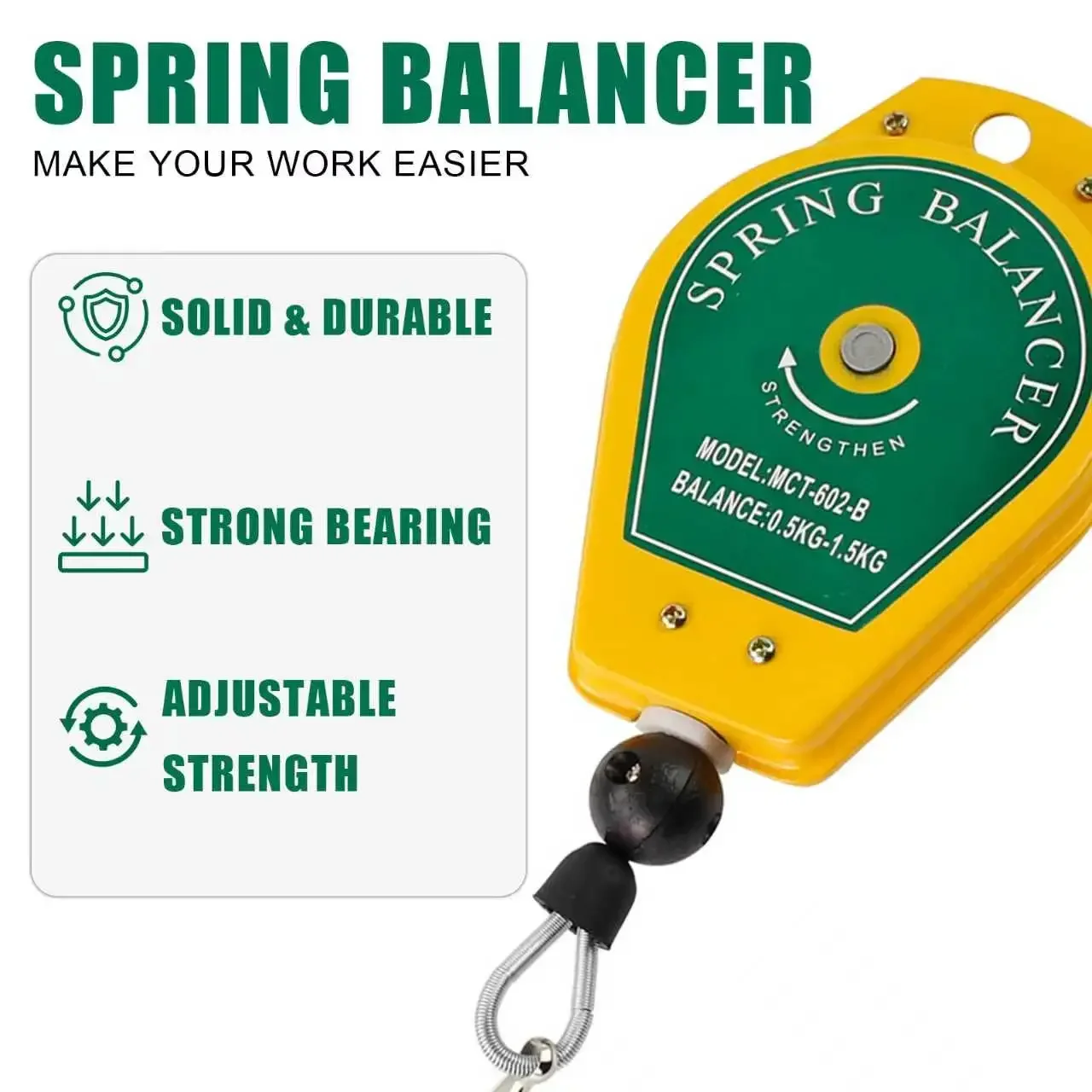 0.5-5KG L-I Screwdriver Electric Screwdriver Spring Hook Telescopic Extender Tension Balancer Air Screwdriver Hanging Tensioner