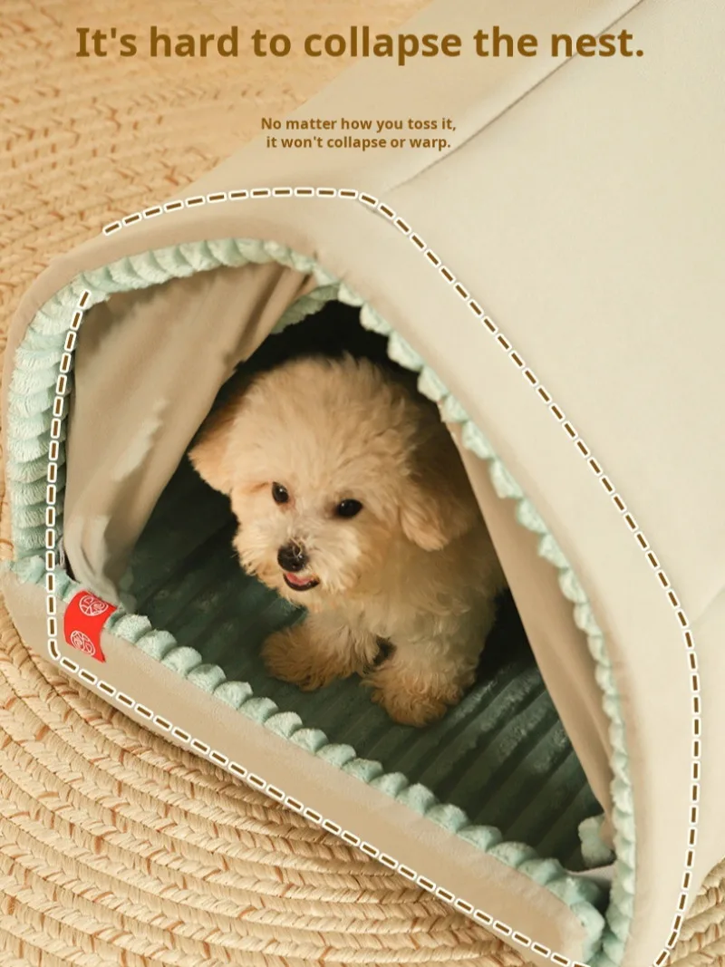

Allseasons small dog house for winter warmth