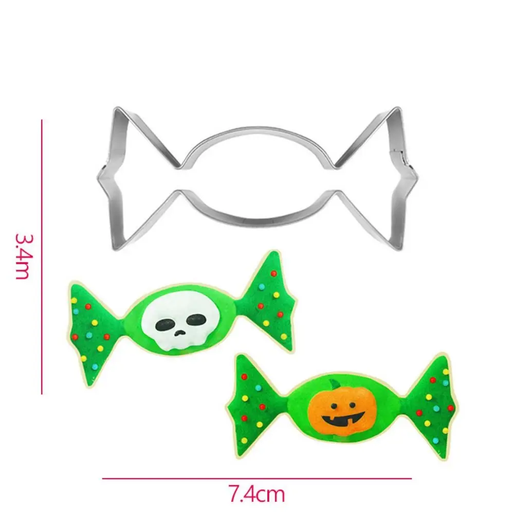 Various Styles 3D Halloween Cookie Mold DIY Baking Cartoon Ghost Bat Baking Molds Food Grade Biscuit Mold Pastry
