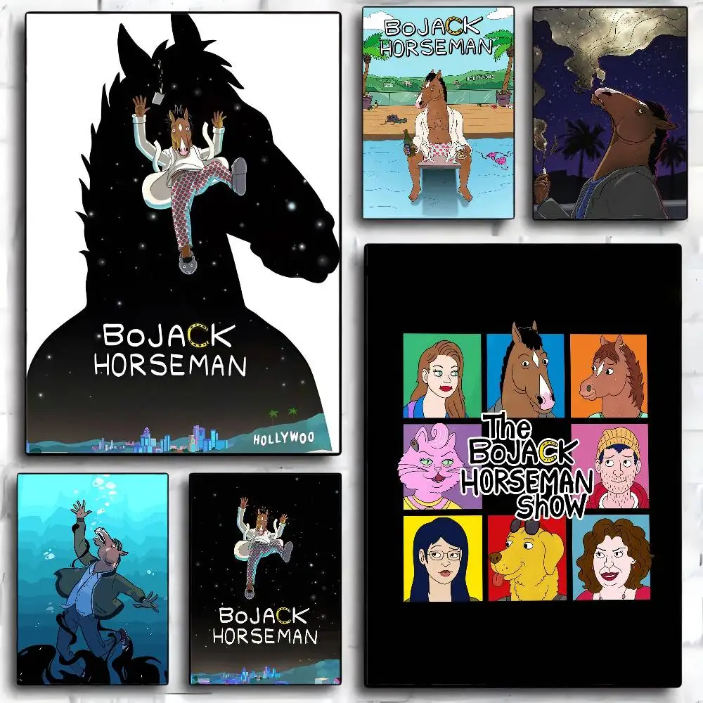 BoJack Horseman Classic Vintage Posters Vintage Room Home Bar Cafe Decor Nordic Home Decor