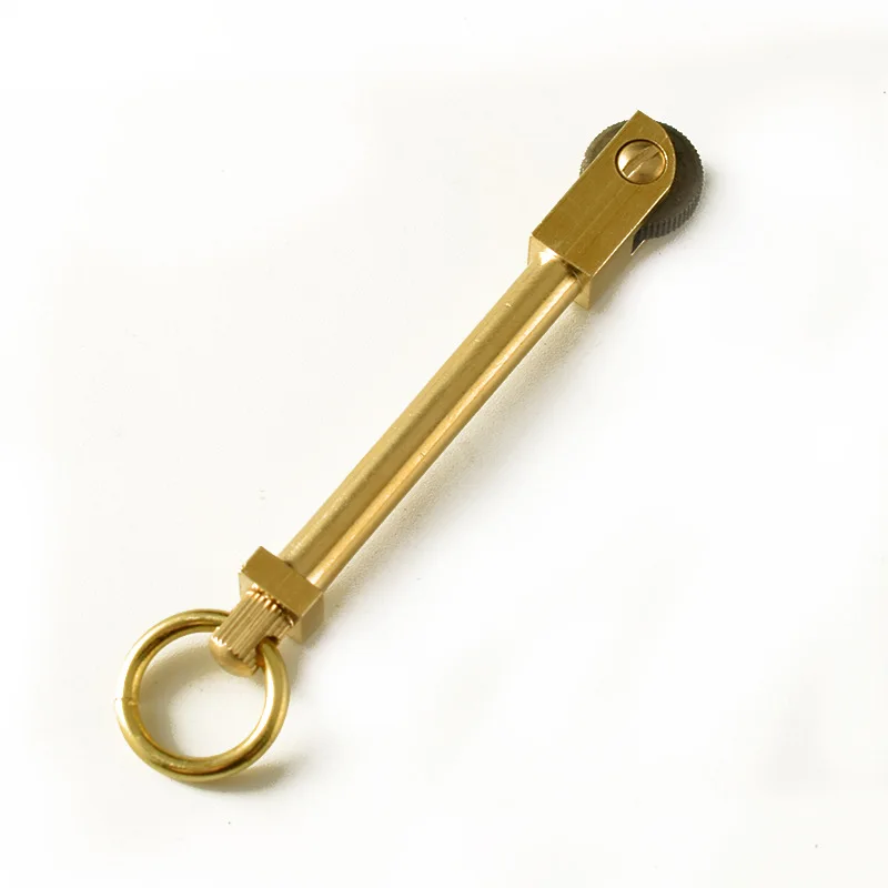 Outdoor Camping Firearms Pulley Igniter Stone Frame  Portable Keychain Outdoor Survival Igniter