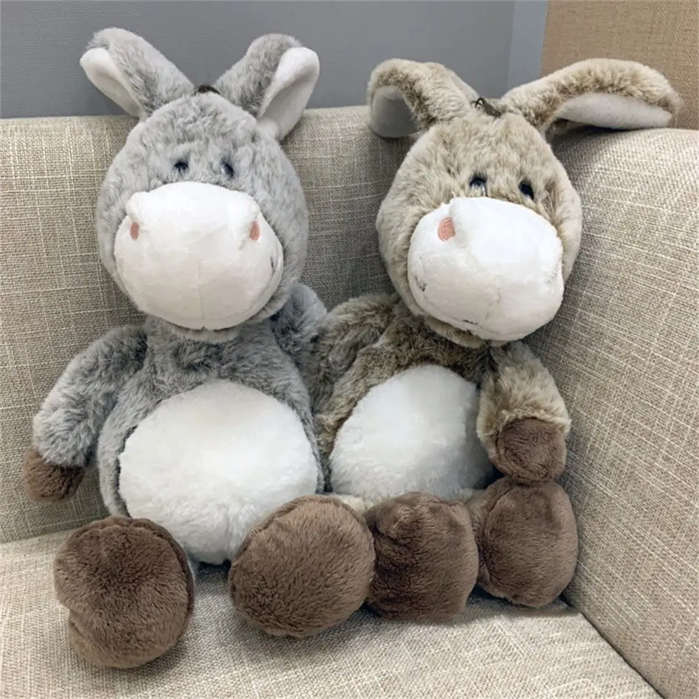 

Educational Plush Dolls Donkey Stuffed Doll PP Cotton Cartoon Donkey Plush Toys 34cm Stuffed Animal Baby Infant Toys