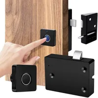 Smart Fingerprint Drawer Lock Intelligent Letter Box File Cabinet Electronic Door Lock Keyless Biometric Furniture Lock