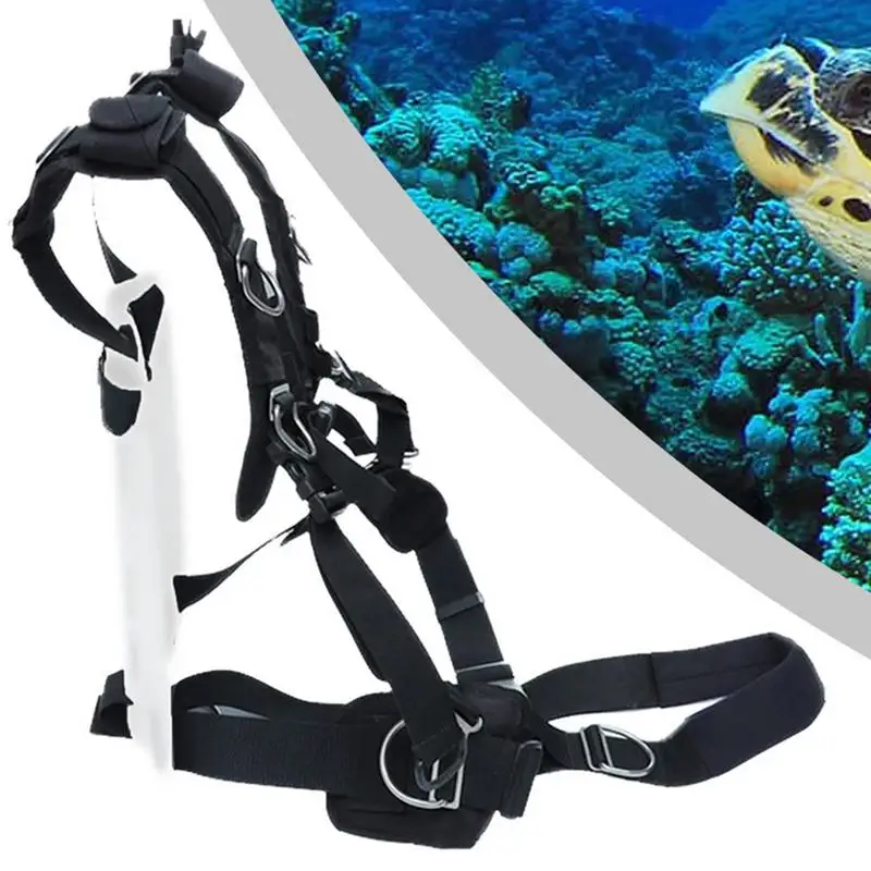 Diving Harness Adjustable Diving Harness With Waist Protection Women Men Ensures Underwater Safety Diving Harness For Travel