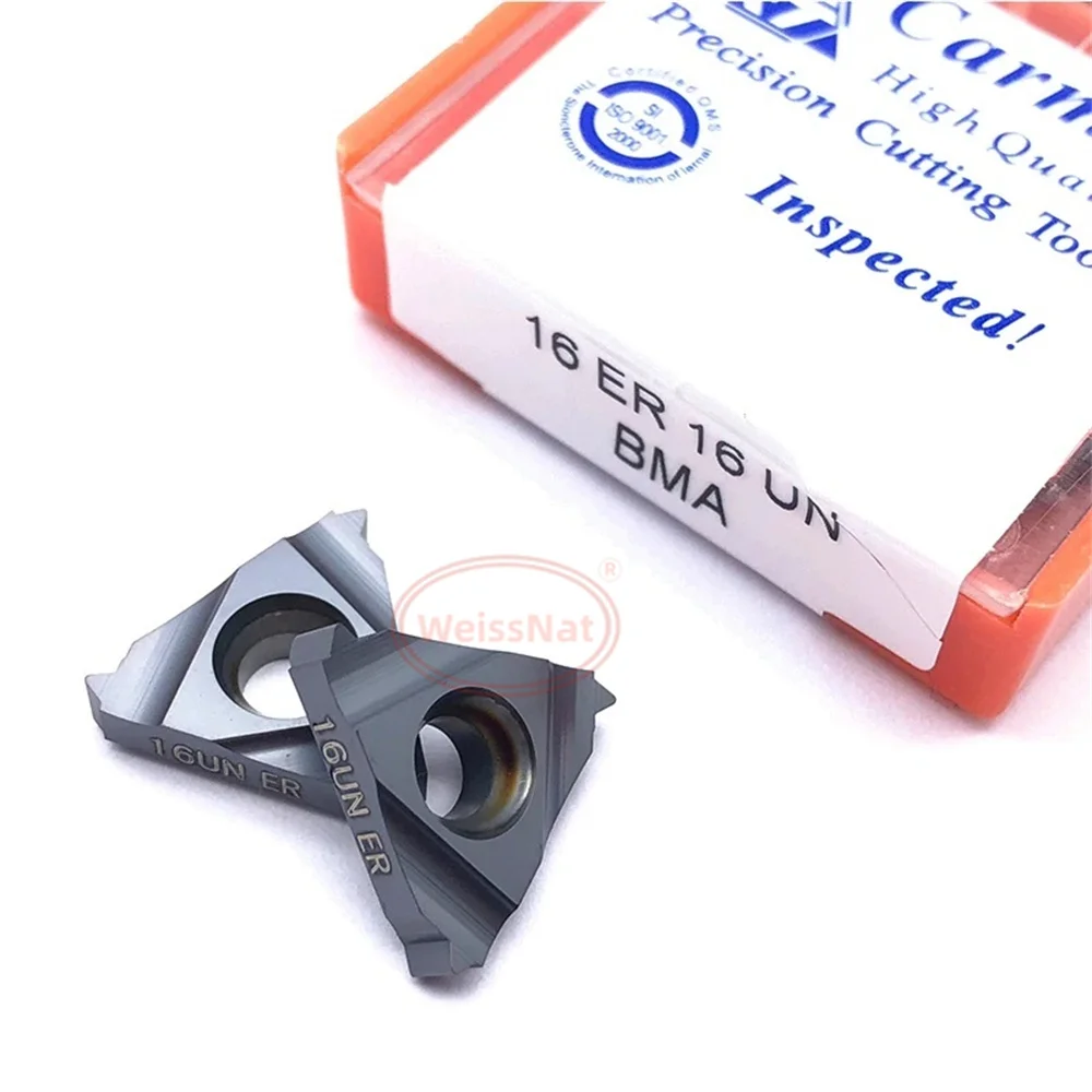 

Carmex 16ER 16IR 10UN 11 12 14 16 18 20 24 28UN Carbide insert, 16ER 16IR Threading Inserts