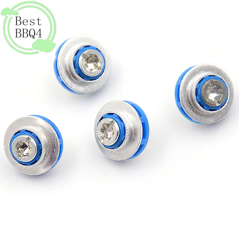 (1BBQ4)4Pc Blue Hard Drive Screw Rubber Grommet 450712-001 Silence Isolation Mount 3.5