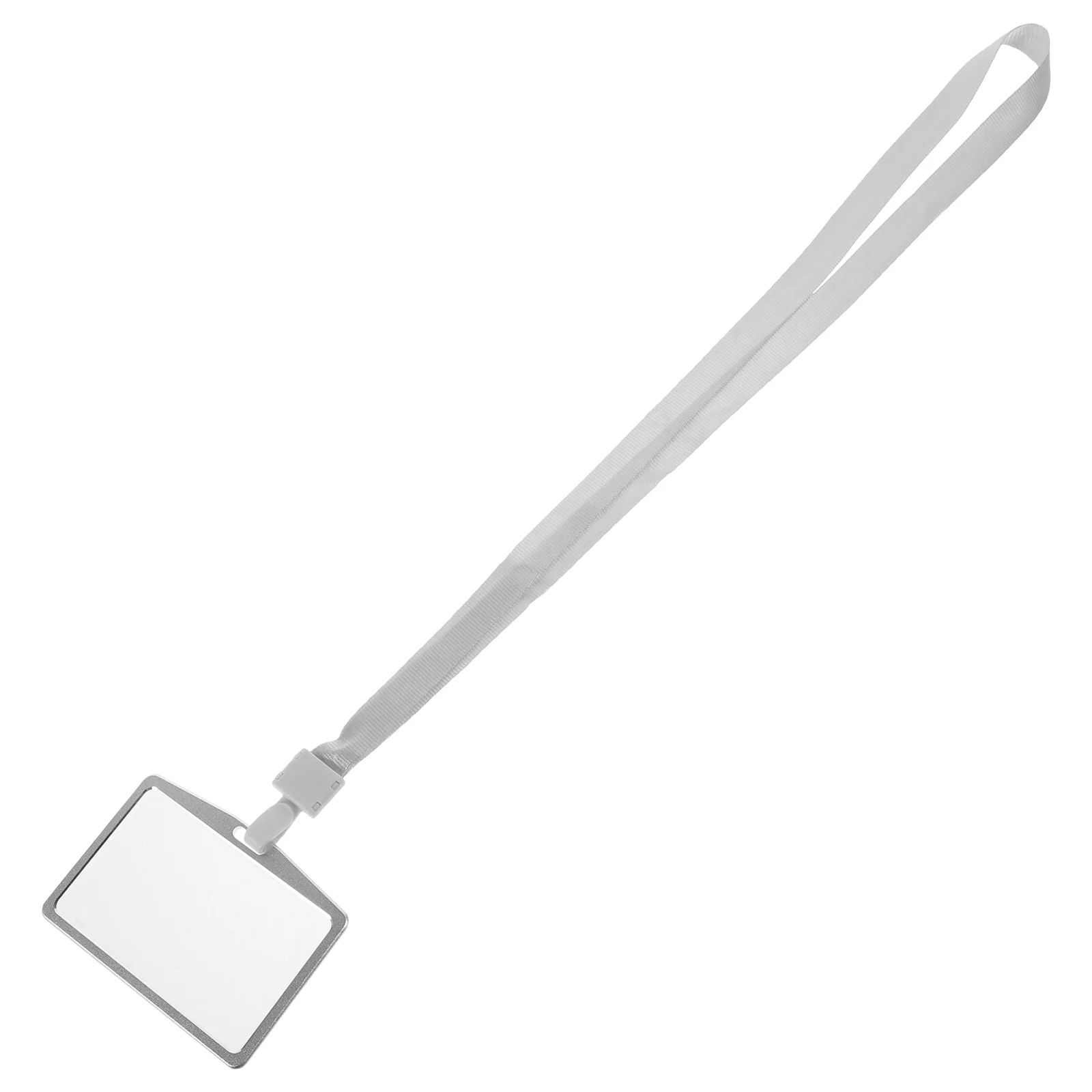 

1 set Aluminum Alloy Card Detachable Lanyard Anti-Scratch Id Badge Holder For Students Teachers Nurses Office Use Portable Name