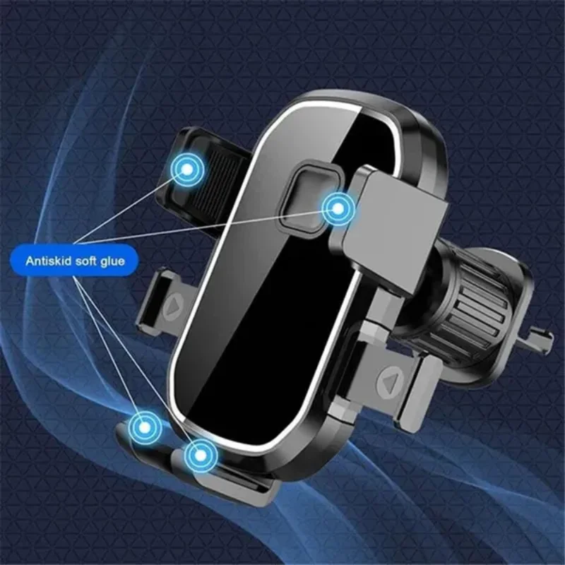 Universal Car Air Outlet Phone Holder Clip Rotatable Mobile Phone Mount Bracket dengan Hook Multifungsional Anti-Slip Holder Stand